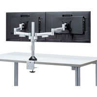 サンワサプライ 水平多関節液晶モニタアーム(H420 左右2面) CR-LA1802 1台（直送品）