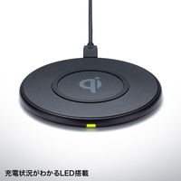 サンワサプライ ワイヤレス充電パッド（5W） WLC-PAD16BK 1個（直送品）
