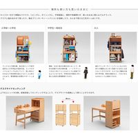 オカムラ アルコ・ウーゴ用 マルチラック 幅550×奥行380×高さ1195mm アルダーティーブラウン 865SAR WD13 1台（直送品）