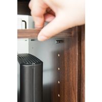 宮武製作所 Porte（ポルテ） スリムルーターラック 幅160×奥行350×高さ700mm RK-160 1個（直送品）