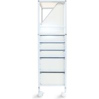 宮武製作所 MOLT（モルト） チェスト 幅390×奥行275×高さ995mm ホワイト SH-1226_WH 1個（直送品）