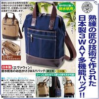 山一インターナショナル 日本製耐水帆布の3WAYバッグベージュ <エヴァウイン> a1965710（直送品）
