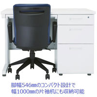 TOKIO コンパクトフィットチェア ネイビー FST-55 NV 1脚 布張り オフィスチェア 事務椅子 脚幅546mm 背ロッキング