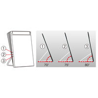 リヒトラブ(LIHIT LAB.) クリップボード＜スタンド付＞ A4 クリヤー A5167-1 1枚