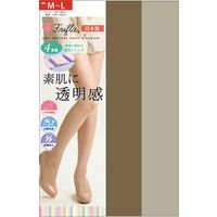 エムアンドエムソックス 日本製・素肌に透明感ストッキング（ピュアベージュ・M～L） M&M-016 4足組（直送品）
