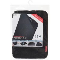 サンワサプライ PCインナーバッグ 封筒型 11インチワイド対応 ブラック IN-WETSL11BK 1個