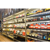 メタルシステム スチールラック 収納 シェルフ 棚 幅67.7x高さ91.7x奥行40.0 4段　連結用 MS694d4s 1セット（直送品）