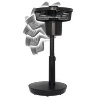 エスケイジャパン リビング扇風機 逆回転機能付き DCリモコン式 羽根径22cm 4枚羽根 黒色 SKJ-KT20FSA(BK) 1台（直送品）