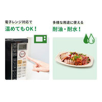 パックスタイル バガス容器 BBオードブル 小判1 ラミ 654441 1袋(10個)（直送品）