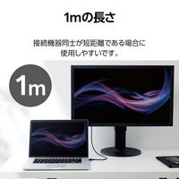 HDMIケーブル プレミアムHDMI 4K/60Hz スリム 1m 黒 ECDH-HDPES10BK エレコム 1個