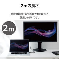 HDMIケーブル プレミアムHDMI 4K/60Hz スリム 2m 黒 ECDH-HDPES20BK エレコム 1個