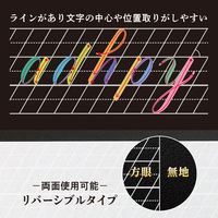 共栄プラスチック Kiwami ライティングマット下敷 A4+ リバーシブル 黒 WMSL-A4-BL 1枚