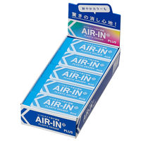 プラス 消しゴム エアイン ネオンカラー ブルー 青 ER-100AC 3個