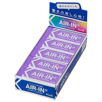 プラス 消しゴム エアイン ネオンカラー バイオレット 紫 ER-100AC 3個