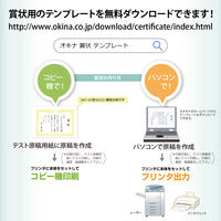 オキナ OA対応用紙 リーフ柄 A4 210×297mm SRA405 1袋（10枚）