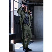 シンメン バウンディストレッチジャケット L スモークオリーブ 02100/スモークオリーブ/L 1着　スクラブ（直送品）