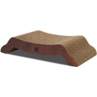 バリバリベッドＭ ダークブラウン 爪とぎ 猫壱