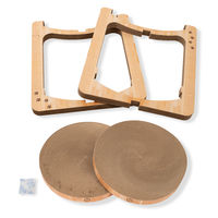 猫壱 バリバリボウルタワー XL ライトブラウン 1個 爪とぎ