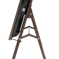 朝日木材加工 木製デジタルサイネージスタンド/ホワイトウッド SS-CVL21WW11 1台（直送品）