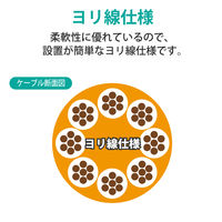 LANケーブル Cat8 準拠 3m フラット 高速 ストレート ブラック ECLD-OCTFT/BK30 エレコム 1個