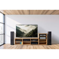 【並行輸入品】朝日木材加工 Scalaシリーズ オーディオラック 幅180cm/ダークブラウン SC-2180DA 1台（直送品）