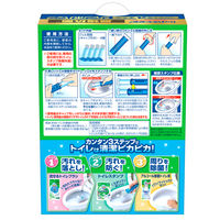 スクラビングバブル トイレ掃除 トイレスタンプ 最強抗菌 エレガンスフラワーの香り 付け替え用 (144回分：4本入×6個) トイレ洗剤 ジョンソン