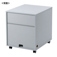 サンワサプライ 収納ボックス(W500×D600×H600mm・ライトグレー) CP-051GY 1台（直送品）