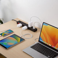 サンワサプライ 雷ガードタップ(10個口・5m・ブラック) TAP-SP2110N-5BK 1個