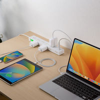 サンワサプライ 雷ガードタップ(10個口・1m・ホワイト) TAP-SP2110N-1W 1個