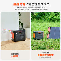 ポータブル電源 蓄電池 蓄電器 1000Plus リン酸鉄リチウムイオン電池 1264Wh Jackery JE-1000C 1台