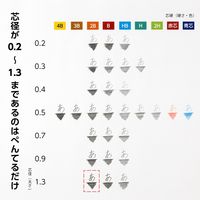 ぺんてる アイン シャープペンシル替芯 1.3mm 2B C2813-2B 1箱（100本：10本入×10ケース）
