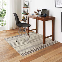 ベストコ フロアマット抗菌 防カビ 防臭 防炎 120×120cm ライトグレー ND-4582クラシオン 1個（直送品）