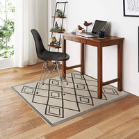 ベストコ フロアマット抗菌 防カビ 防臭 防炎 120×120cm ラムバスグレー ND-4583 クラシオン 1個（直送品）