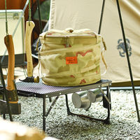 大河商事 円柱型ソフト保冷ボックス 25L大容量 折り畳める 36時間保冷 カーキ monowa015-KH 1個（直送品）