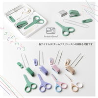 プラス はさみ チームデミ シザーズ わかば 31445 1セット(5個)