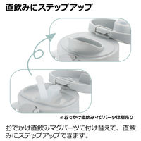 【7ヵ月頃から】アスター おでかけストローマグ ライトグレー 200ml リッチェル