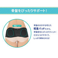 ピジョン 出産したら締める 骨盤ベルト ブラック M 1個