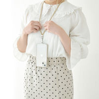 大河商事 スマホストラップ 紐 肩/首/斜め掛け3way スマホショルダー 落下防止 ブラック/ベージュ/グリーン 1個（直送品）