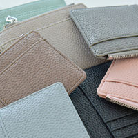 大河商事 カード/パスケース ストラップ付き 盗難防止 ファスナー小銭入れ付き おしゃれ スモーキーミント bon017-SMI 1個（直送品）