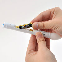 大河商事 LEDキャンドルライト ロウソク 2本セット 本物の炎の揺らぎ ナチュラル LUFINE003-NA 1セット(2本入)（直送品）