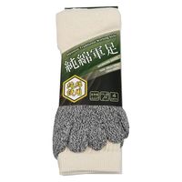 コーコス信岡 純綿軍足 5本指 4P RG-5130 1パック