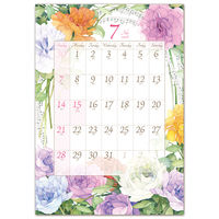 フロンティア 2024年壁掛けカレンダー　モダンフラワー　L CAL-138 2冊（直送品）