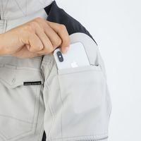 アンドレスケッティ A-9078 ストレッチ長袖シャツ　 L ブルー コーコス信岡 1着（直送品）