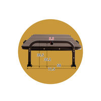 三栄コーポレーション【軒先渡し】 折り畳みウレタンベッド シングル ブラウン A1-AGATESBR 1台（直送品）