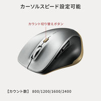 サンワサプライ ダイレクト：静音Bluetooth 5.0 ブルーLEDマウス（5ボタン） 400-MABT159NV 1個（直送品）
