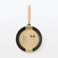 無印良品 焼き面が広い こびりつきにくいフライパン 浅型 ガス火専用 約直径24cm 良品計画