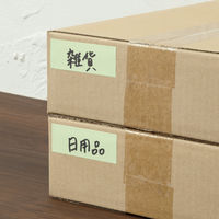 アスクル はたらく ロールふせん 25mm×10m巻 パステルグリーン 1箱（2巻入） ロール付箋 オリジナル