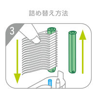 1本ずつ取り出せる ワンプッシュ糸付きようじ 詰替え用 フロス 1個（200本入）医食同源ドットコム