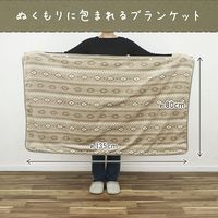 電響社 どこでもあったかブランケット ベージュ DAB-B11M-BE 1点