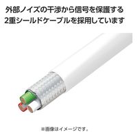 タイプCケーブル (USB-C to C) PD対応 60W 1m 白 MPA-CCEC10WH エレコム 1本
